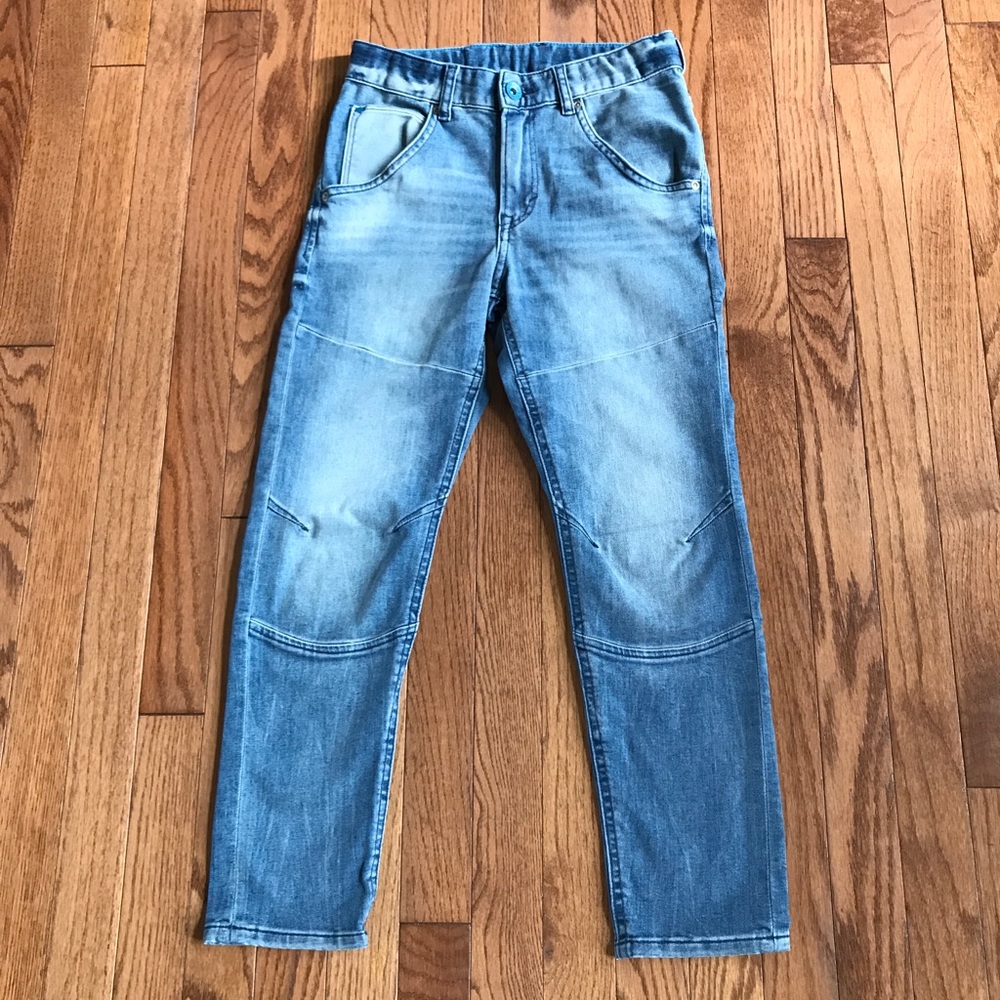 H&M Boys Denim Jeans Size 10 11 Medium Wash Adjustable Waist